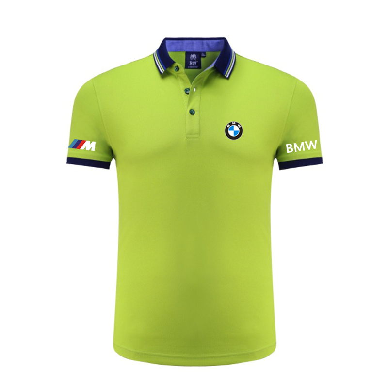 2022 Polo BMW Motorsport Col Contrasté Coton Homme Manche Courte